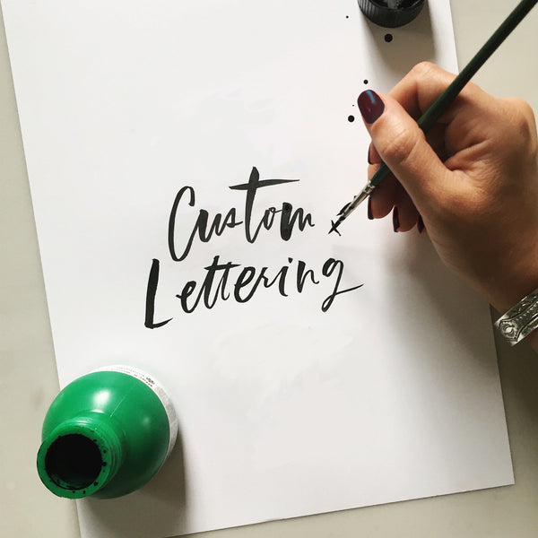 Custom Lettering Digital